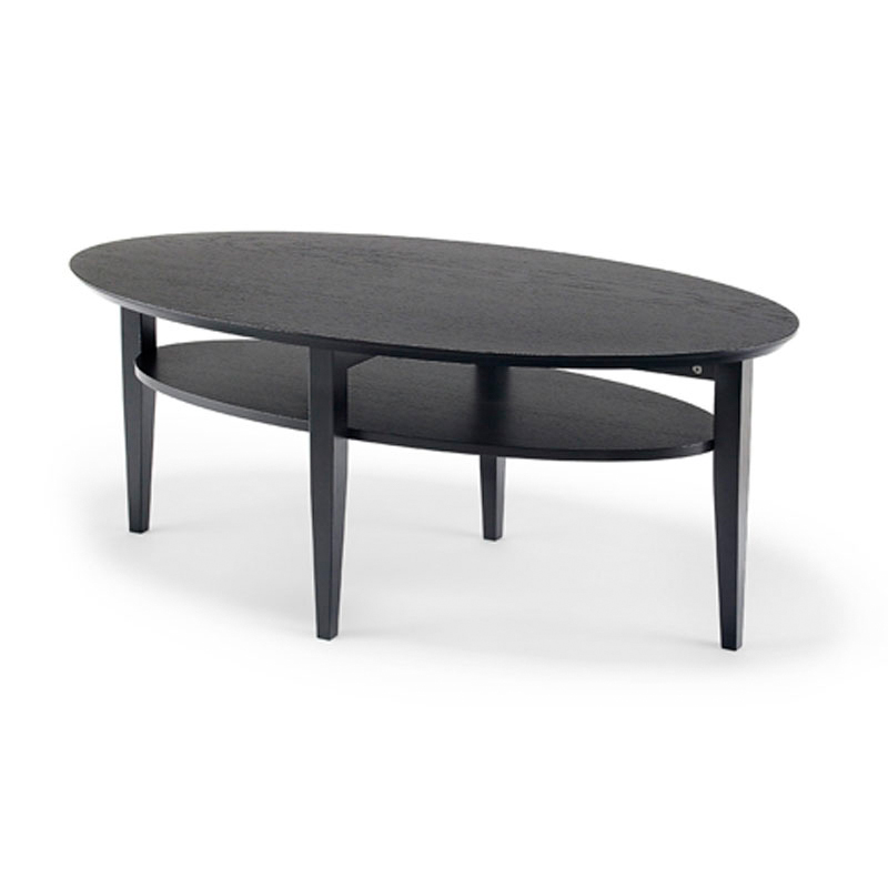 TANGO soffbord ellips 130 svartbets